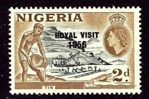 Nigeria 92 MNH 1956 Overeprint    (ap3728)