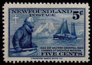 Newfoundland #252 Sir Wilfred Grenfell & Strathcona II Issue MLH