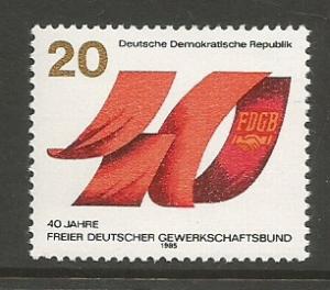 Germany DDR MNH sc# 2480 Trade Unions