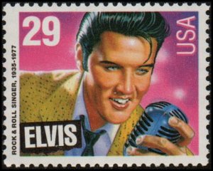 United States 2721 - Mint-NH - 29c Elvis (Presley) (1993) (cv $0.60)