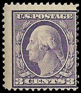 # 333 MNH - SCV- 75.00 - Deep Violet George Washington