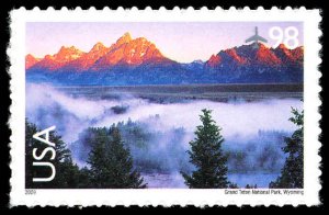 US Sc C147 VF/MNH - 2009 98¢ -  Grand Tetons National Park - P.O. Fresh