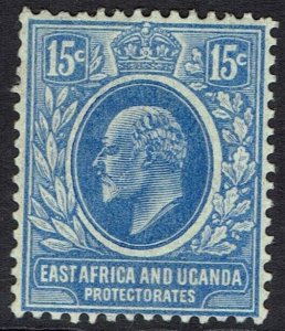 EAST AFRICA AND UGANDA 1907 KEVII 15C