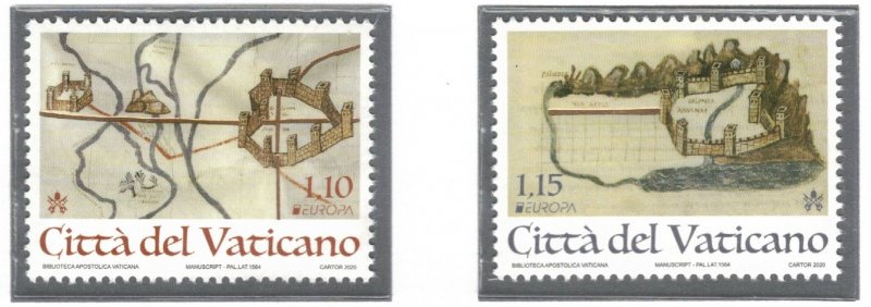 VATICAN CITY 2020 Europa; Scott 1742-43; MNH