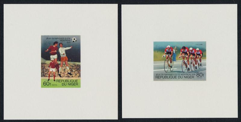 Niger 363-7 Deluxe Sheets MNH Olympic Games, Judo, Basketball, Soccer, Cycling