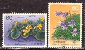 Japan; 1985: Sc. # 1580-1581: O/Used Cpl. Set