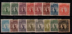 Sweden Scott 77-89,91,93-4 Mint NH [TG103]