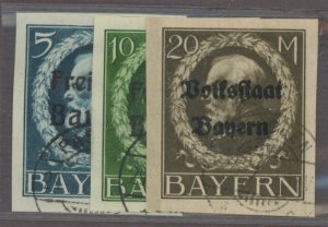 Bavaria #173-175 Used Single