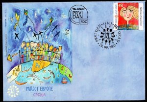 2049 - Serbia 2023 - Joy of Europe - FDC