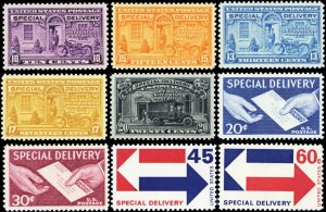 Special Delivery Stamps Mint Never Been Hinged Stamps Scott E15-23