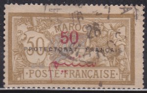 French Morocco 51 Liberty & Peace O/P 1914