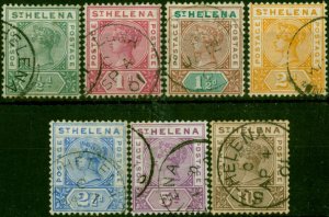 St Helena 1890-97 Set of 7 SG46-52 Fine Used