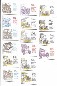 Great Britain: Lot of Stamp Booklets (F32865)