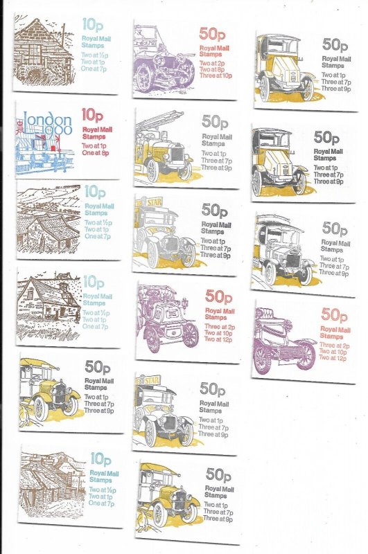 Great Britain: Lot of Stamp Booklets (F32865)