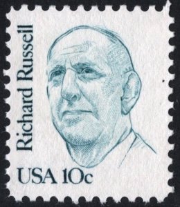 SC#1853 10¢ Great Americans: Richard Russell Single (1984) MNH