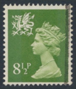 GB Wales   SC# WMMH11  SG W26  Used 2 phosphor bands see details & scans