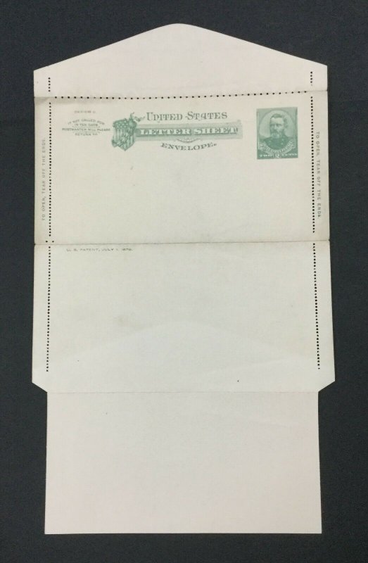 MOMEN: US # 1879 UNUSED LETTER SHEET ENVELOPE LOT #29611