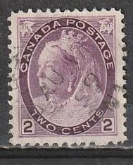 #76 Canada Used QV Numeral Issue