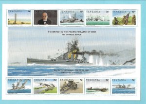 Tanzania Sc 824 NH issue of 1992 - WORLD WAR II