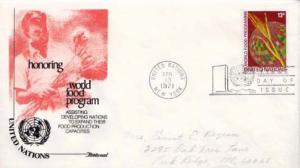 United Nations, First Day Cover, Food