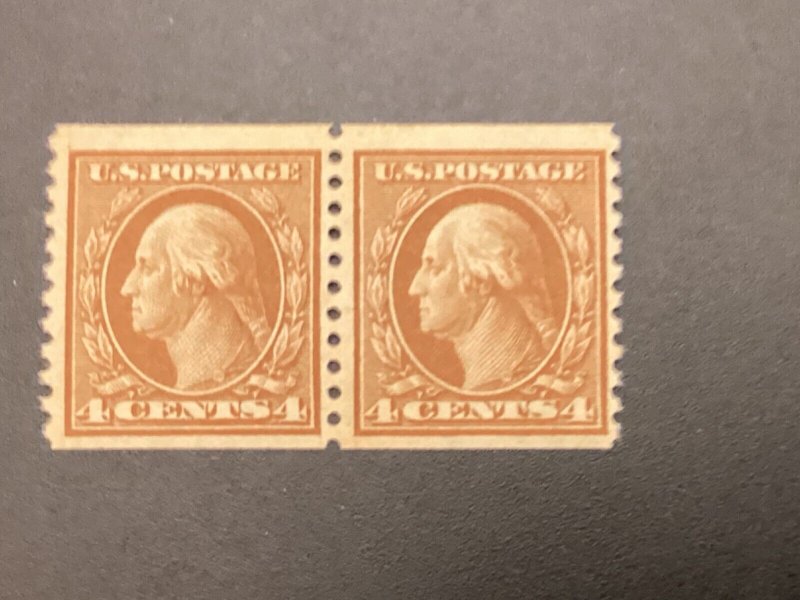 ICOLLECTZONE US 497 pair Very  Fine NH premium item