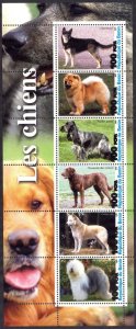 Benin 2003 Dogs Sheet MNH