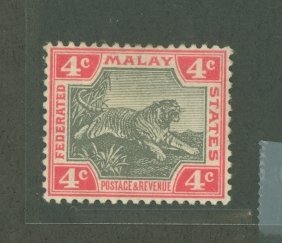 Malaya #28 Unused Single