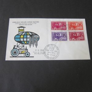 Vietnam 1963 FDC cover OurStock#42847