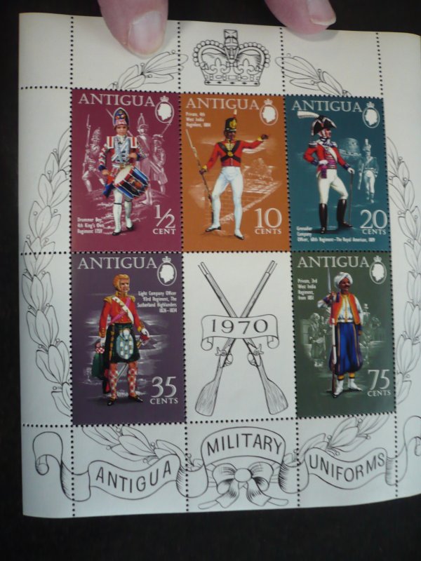 Stamps - Antigua - Scott# 266a - Mint Never Hinged Souvenir Sheet