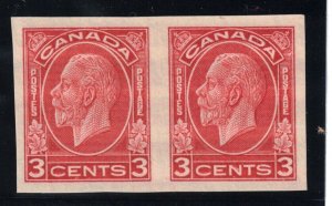 Canada #197b Very Fine Never Hinged Imperf Pair