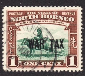 North Borneo Scott MR1 VF postally used.  FREE...