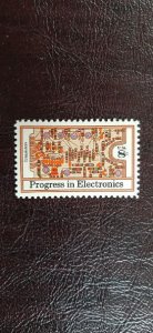 US Scott # 1501; 8c Progress in Electronics from 1973; MNH, og, VF centering