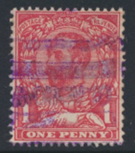Great Britain SC# 152*  SG 328  George V Downey Head Used see detail & scans