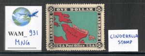 WAM_931. NEWFOUNDLAND. LABRADOR Cinderella stamp. Mint NO Gum.