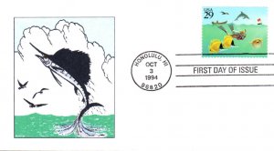 #2863 Wonders of the Sea Heritage FDC