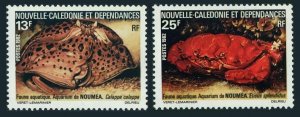 New Caledonia 470-471,MNH.Michel 681-682. Marine life 1982:Calappa,Etisus.