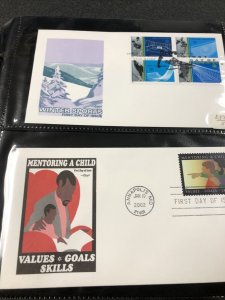 Lot Of 76 Covers : US Stamp 2002 FDC Sc# 3556 To 3646 First Day Of Issued. 