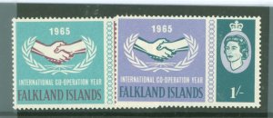 Falkland Islands #156-157 Mint (NH) Single (Complete Set)