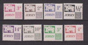 Jersey - 1971 Postage Due - ½p - 14p set unmounted mint