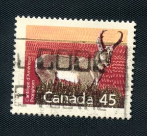 Canada Scott's # 1172 Pronghorn Antelope - used - Slightly wavy