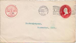 United States Pennsylvania Scranton 1909 machine  Postal Stationery Envelope ...
