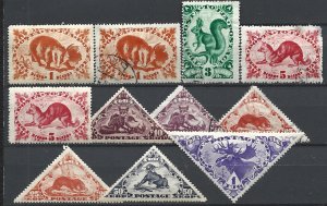 COLLECTION LOT 21882 TANNU TOUVA #61-7 11 MH/USED STAMPS 1935 CV+$18