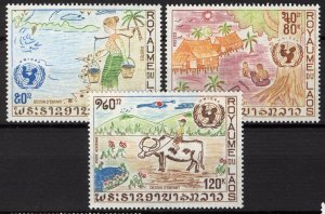 Laos 1972, UNICEF Full set MNH 1,95