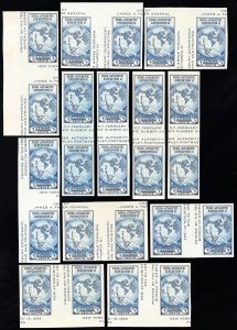 US Stamps # 768a MNH XF Lot Of 6 Gutter Sets Scott Value $99.00