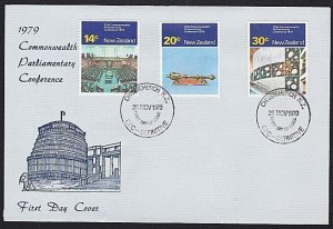 NEW ZEALAND 1979 Commonwealth Conference FDC - uncommon design.............B1301