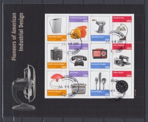 USA Sc#4546 American Industrial Design Full Sheet of 12 Forever Stamps VF Used