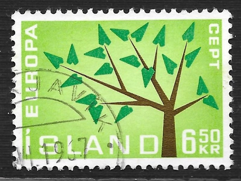 Iceland #349 6.50k Europa - Tree with 19 Leaves