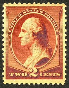 U.S. #210 MINT OG LH STAINS 
