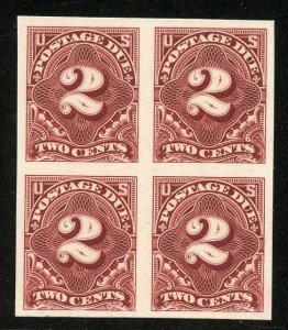 US SCOTT #J32P4 BLOCK OF 4, PLATE PROOF ON CARD (DFP 4/15/20)