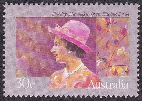 Australia # 893, Queen Elizabeths 58th Birthday, NH, 1/2 Cat.